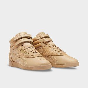 Brand new Reebok Freestyle Hi 5411 LTD Women Casual Shoe Brand new Beige/GOLD